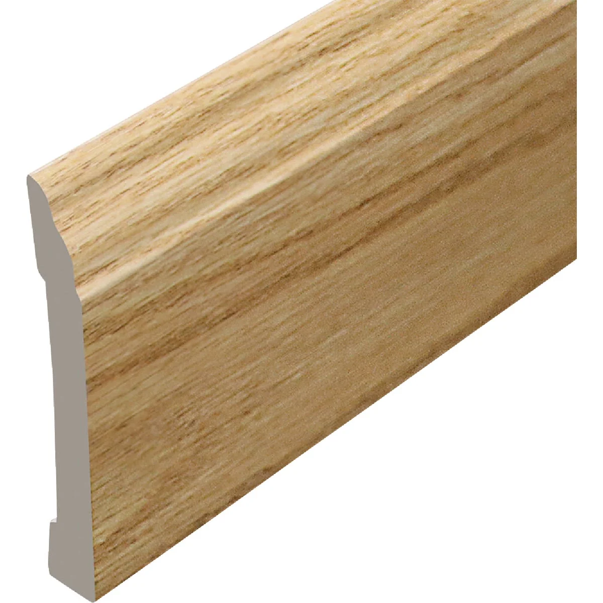 Verified Westlake Royal Building Products 3-1 4 In. W. x 11 25 In. H. x 8 Ft. L. Acadia Oak Colonial Base Molding Minimalist