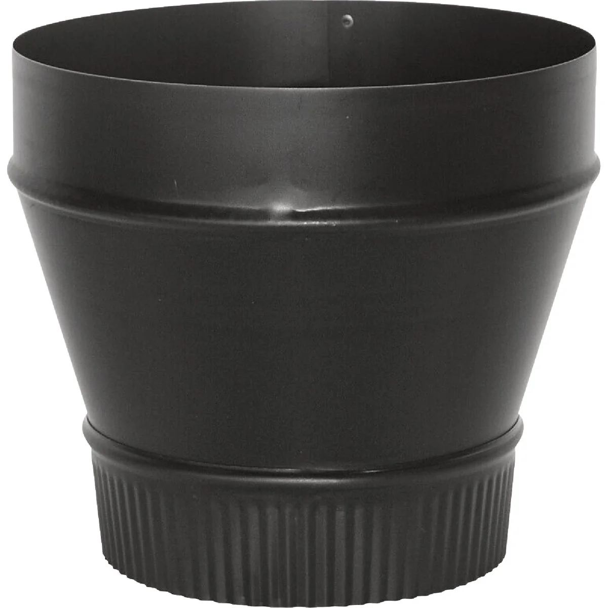 Verified Imperial 6 In. x 5 In. 24 Ga. Thick Wall Black Reducer Sophisticated