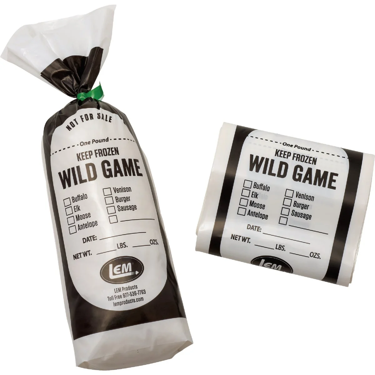 Comfortable LEM 1 Lb. Wild Game Bags 25-Count Recyclable