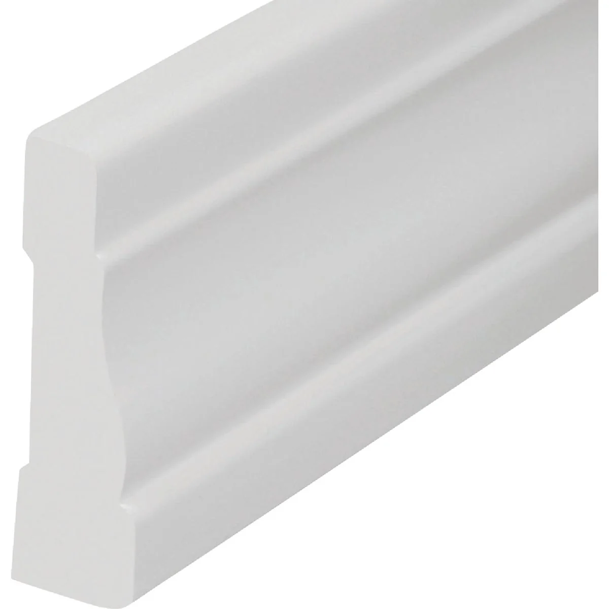 Authentic Westlake Royal Building Products 2-1 4 In. W. x 11 16 In. H. x 8 Ft. L. White PVC Casing Long-Lasting