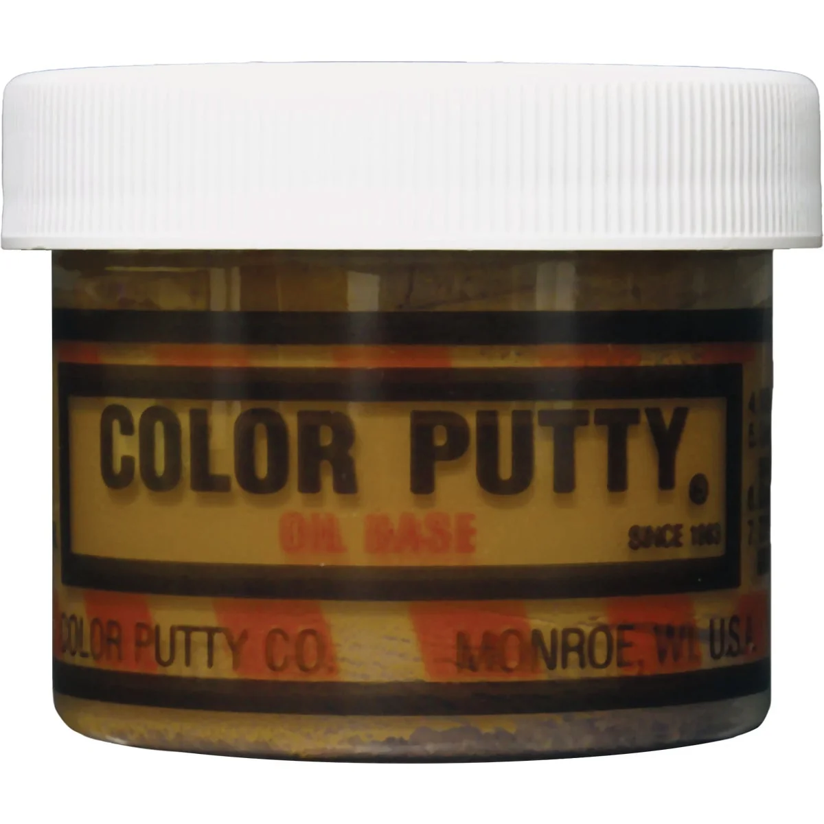 First-Class Color Putty 3.68 Oz. Teakwood Oil-Based Putty Practical