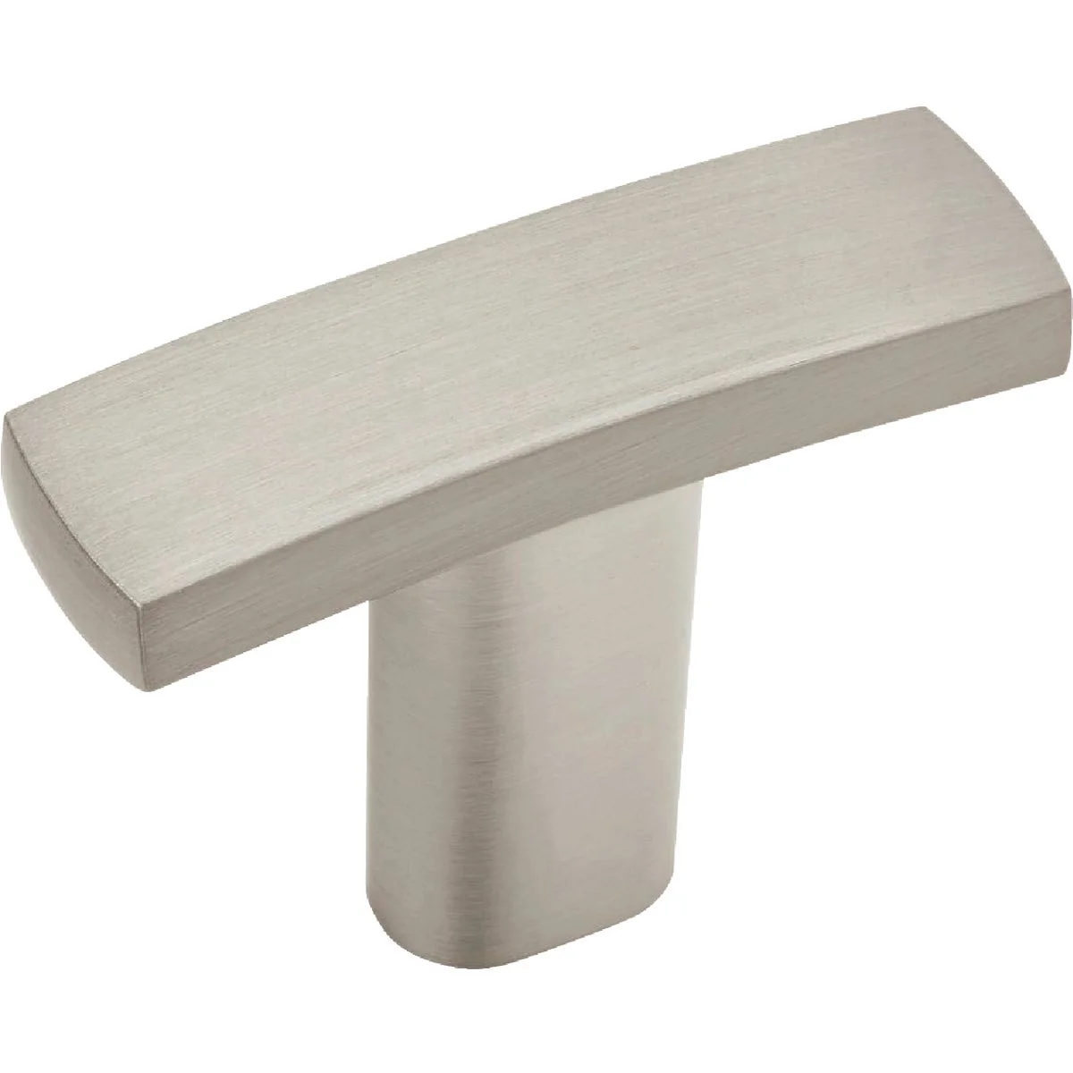 Detailed Amerock Valor 1.5 In. L. Satin Nickel Cabinet Knob Trendy