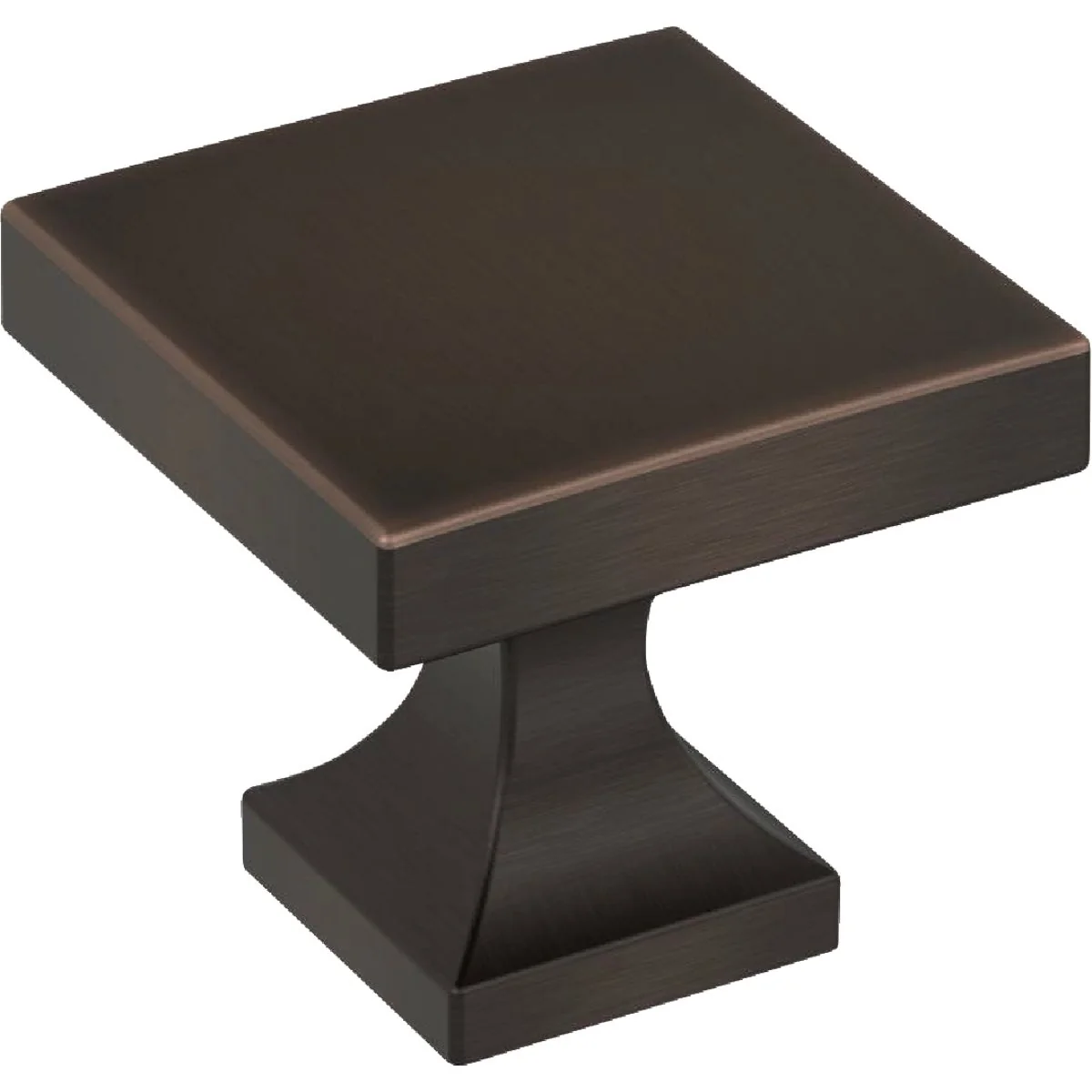 Specialty Amerock Pedestal 1.0625 In. Square Oil Rubbed Bronze Knob Organic