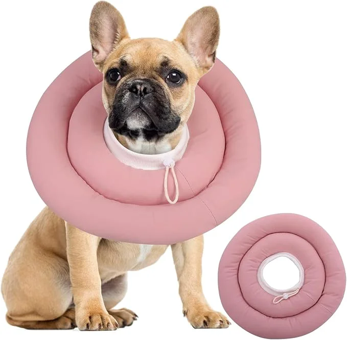 Secure IDOMIK Dog Recovery Collar Waterproof Soft Dog Cone After Surgery Comfy Contemporary