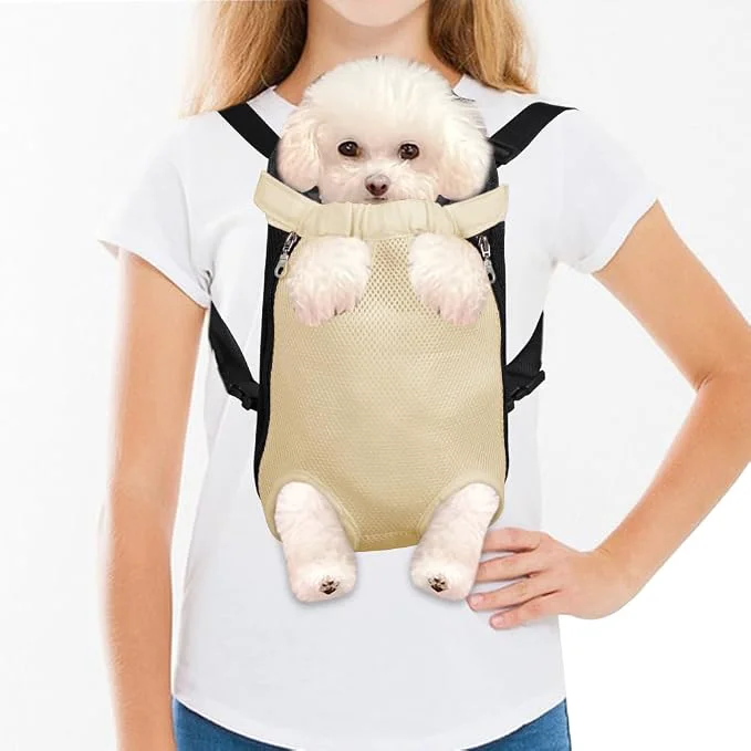Verified FEimaX Dog Carrier Backpack Pet Legs Out Front Cat Travel Bag Adjustable Puppy Innovative