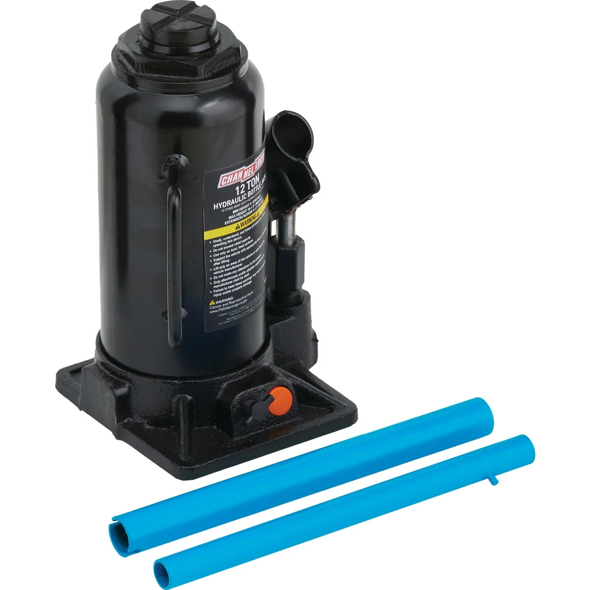Green Channellock 12-Ton Bottle Jack Verified