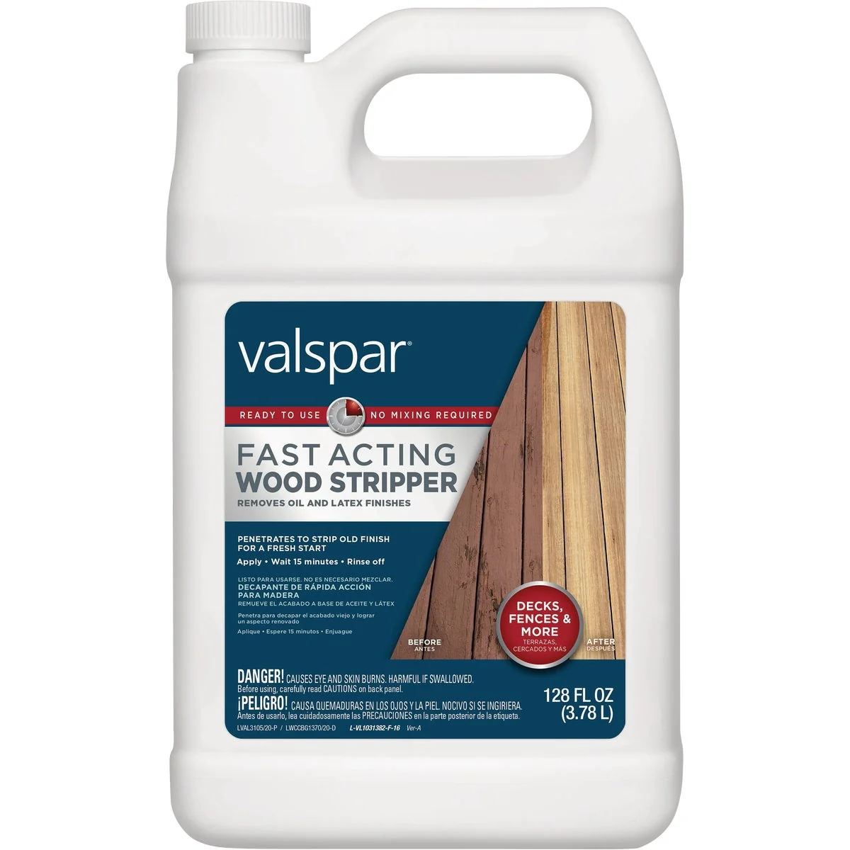Sophisticated Valspar 1 Gal. Fast Acting Wood Stripper Luxury