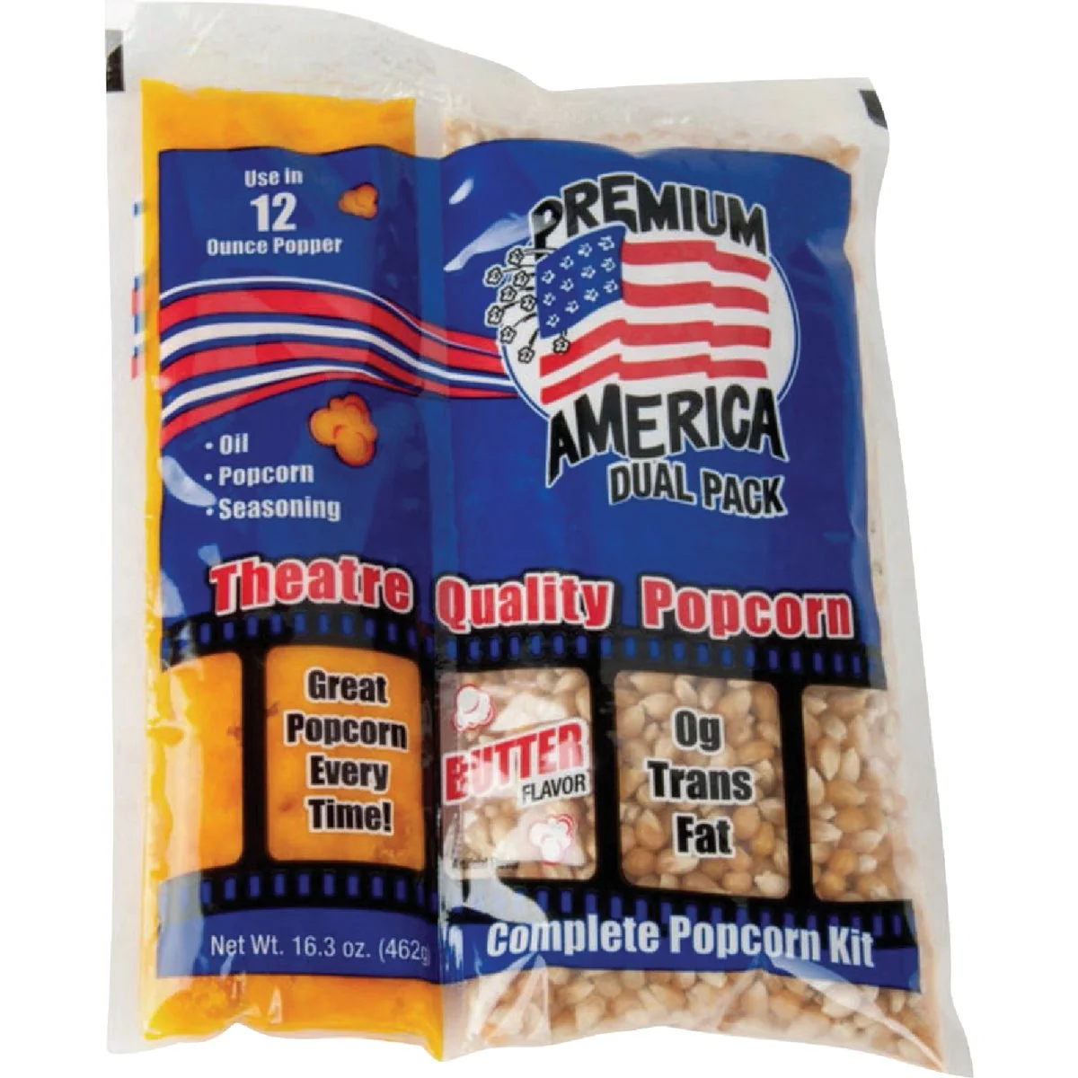 Fashionable Premium America 10.6 Oz. Popcorn Kit Genuine