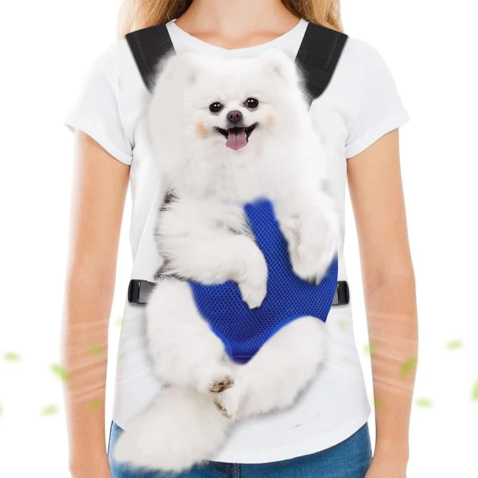 Luxury Pet Carrier Backpack Hands- Adjustable Dog Front Carrier Legs Out Fine