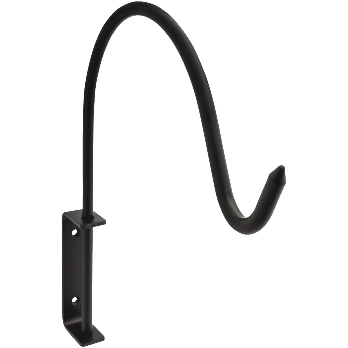 Premium Material National 2643 12-13 16 In. Black Steel Curved Planter Hanger Reliable