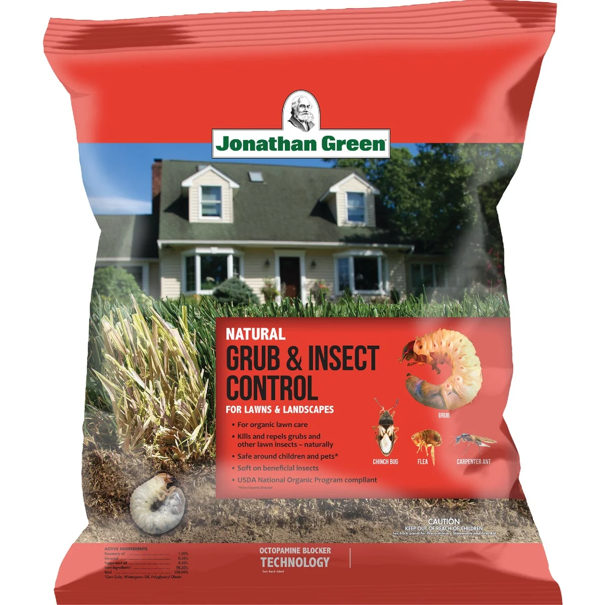 Verified Jonathan Green 10 Lb. Ready To Use Granules 5000 Sq. Ft. Coverage Organic Grub Insect Control Enhanced