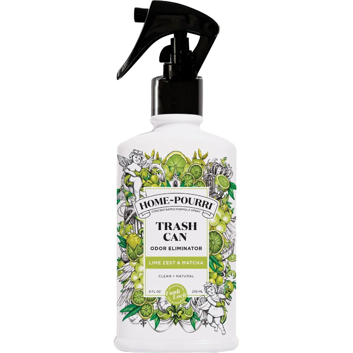 Functional Home-Pourri 8 Oz. Lime Zest Matcha Trash Can Odor Eliminator Spray Proven