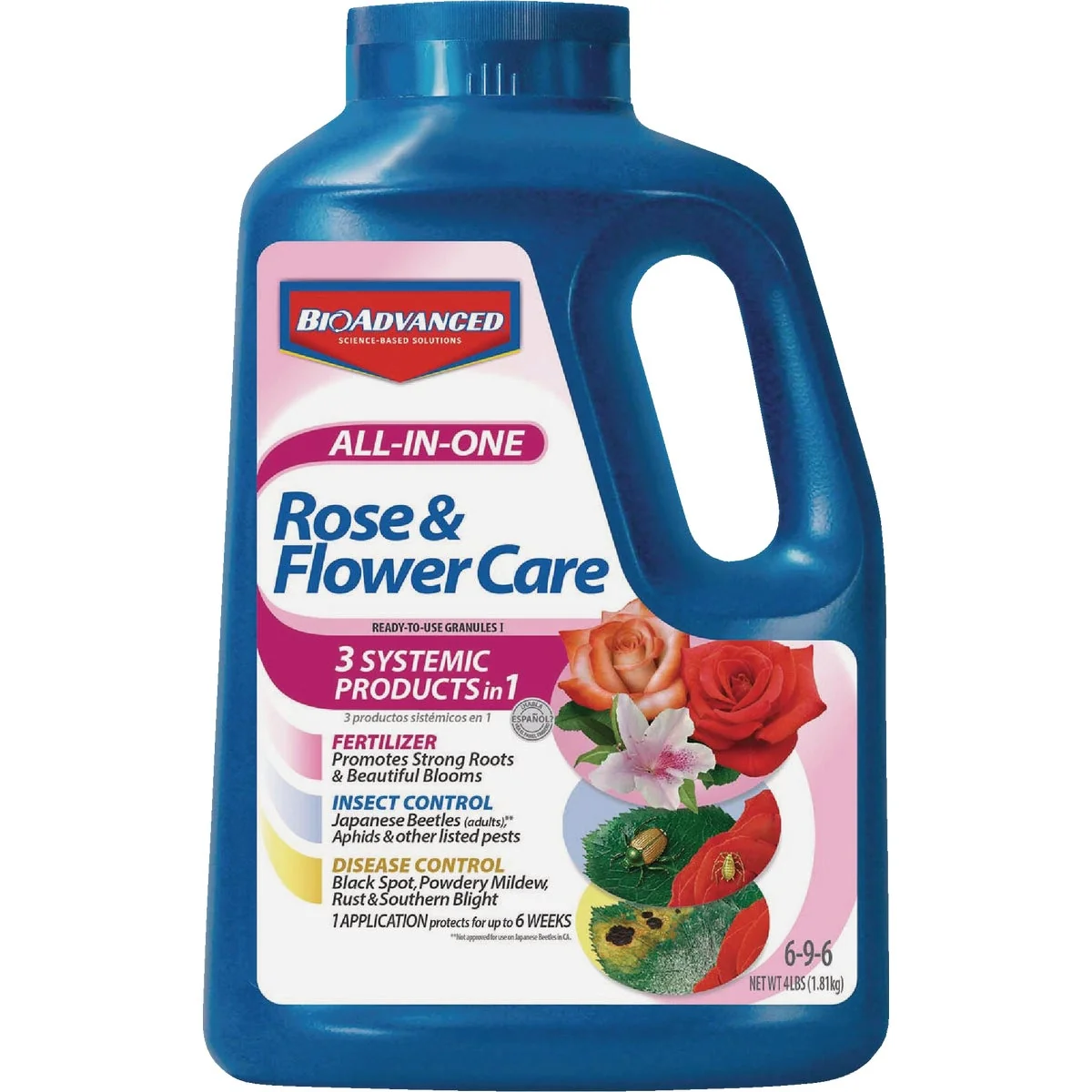 World-Class BioAdvanced All-In-1 4 Lb. Granules Rose Flower Care User-Friendly