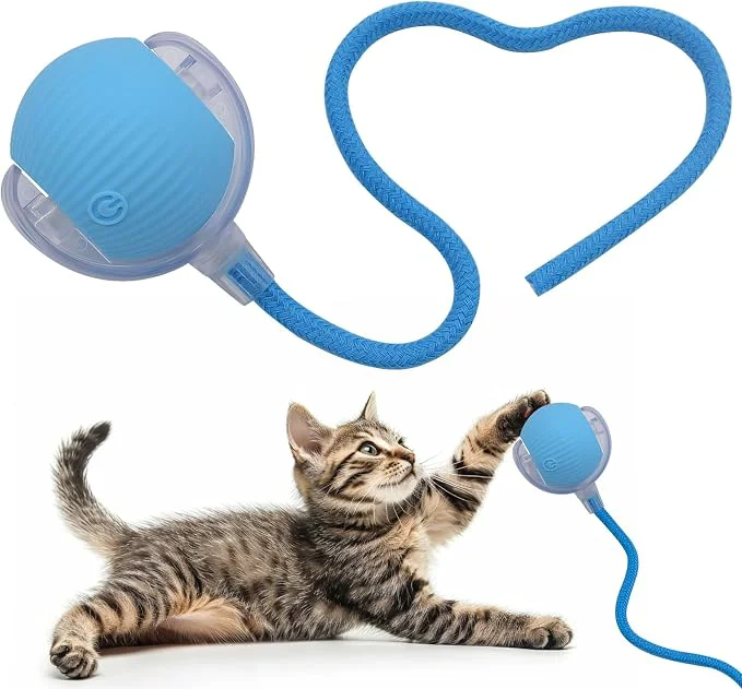Easy-to-Use Interactive Cat Dog Toy Ball Indoor Small Automatic Moving Smart Rolling Fun High-Grade