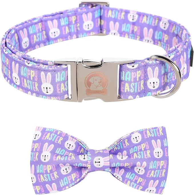 Artisan MR. CHUBBYFACE Easter Dog Collar Rabbit Puppy Collar Luxury