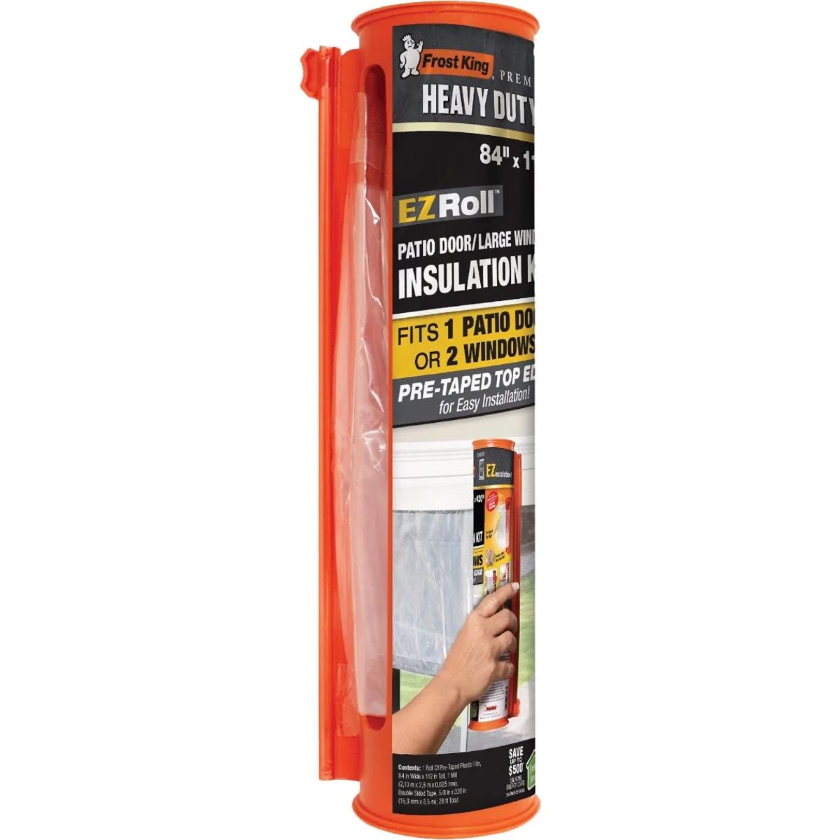 Proven Frost King EZ Roll 84 In. x 112 In. Premium Shrink Patio Door Window Kit Fashionable