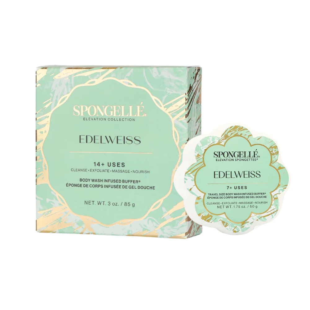 Reusable Edelweiss Body Travel Buffer Set Organic
