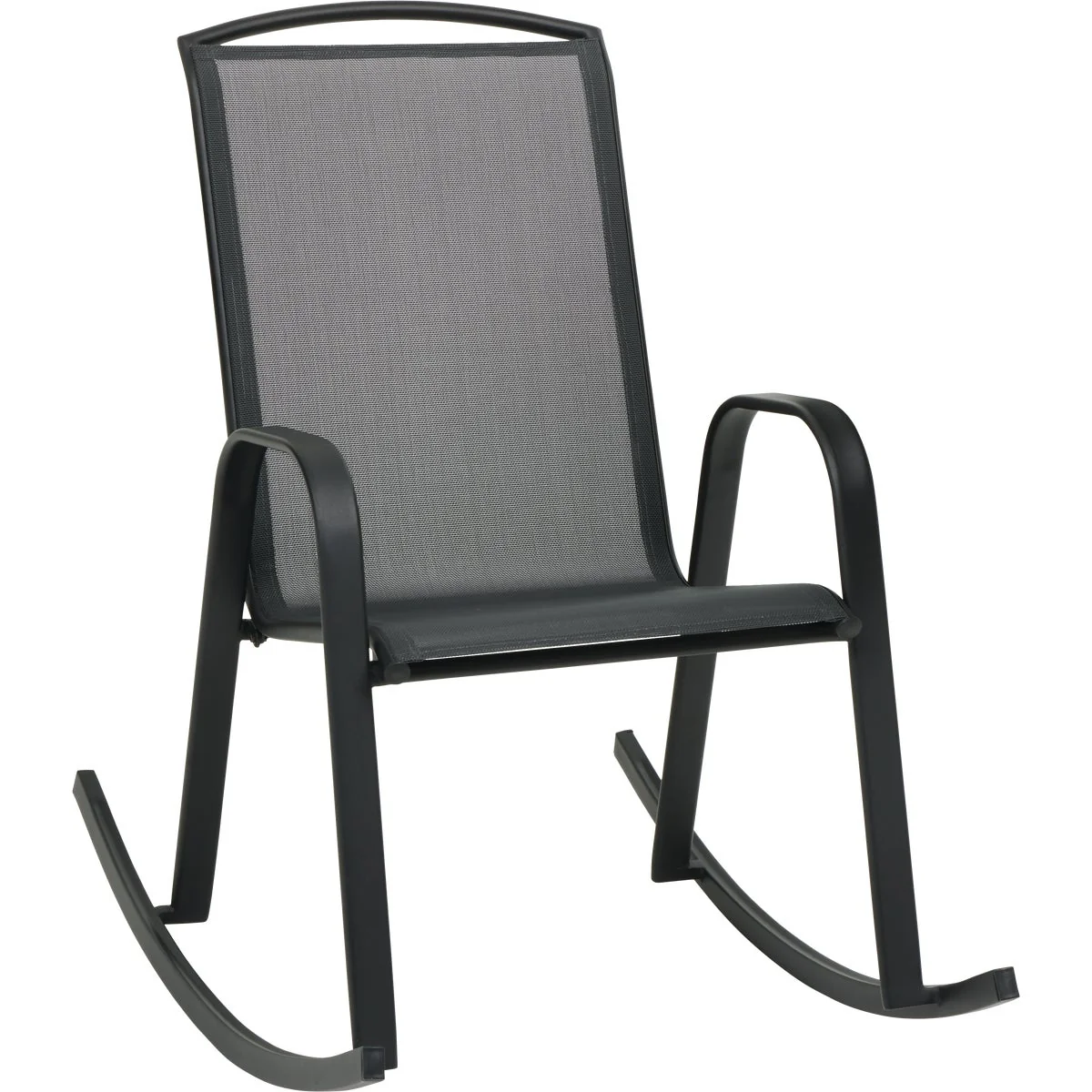 Smart Outdoor Expressions Windsor Sling Rocking Chair Convenient