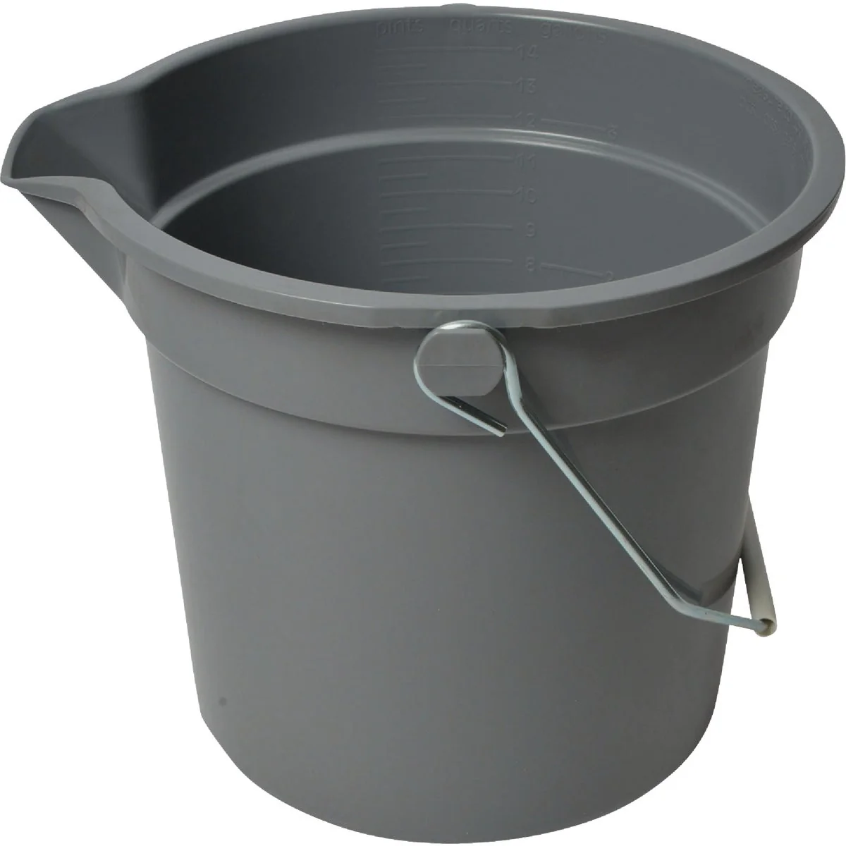 Powerful Janico 14 Qt. Gray Pail Reliable