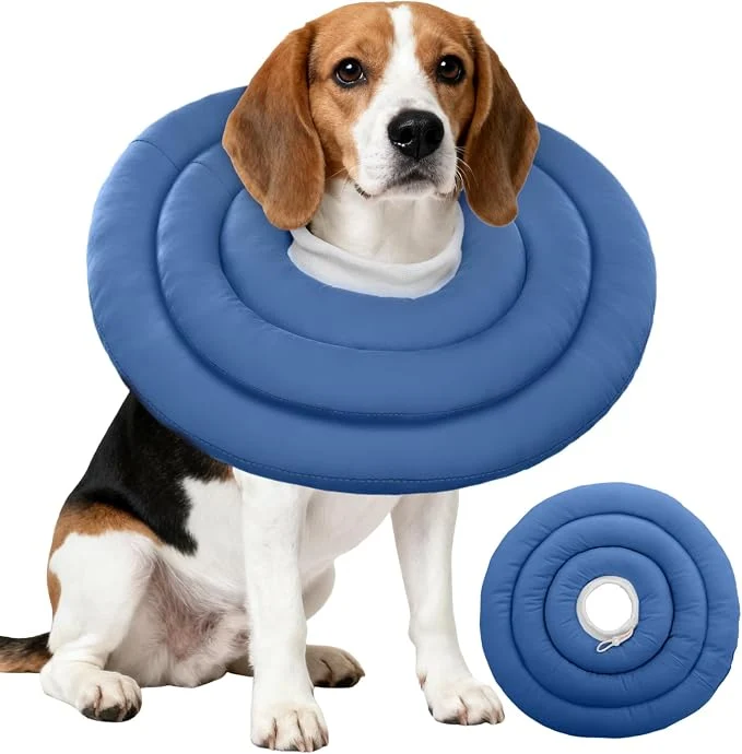 IDOMIK Dog Recovery Collar Waterproof Soft Dog Cone After Surgery Comfy Easy-to-Use