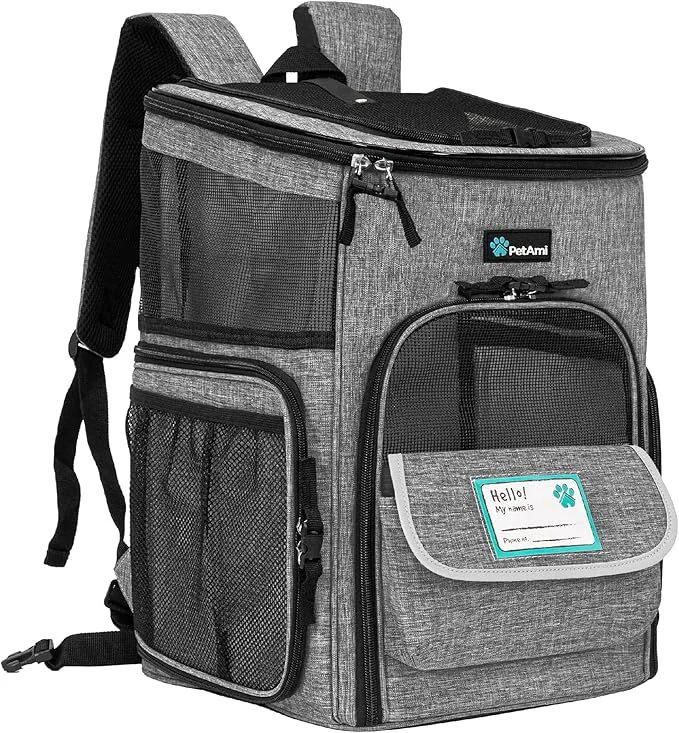 Exceptional PetAmi Dog Backpack Carrier Airline Cat Backpacks First-Class