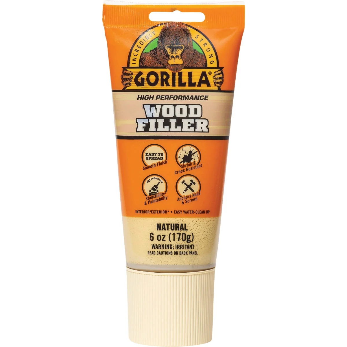 Sophisticated Gorilla 6 Oz. Natural Wood Filler Tube Eco-Friendly