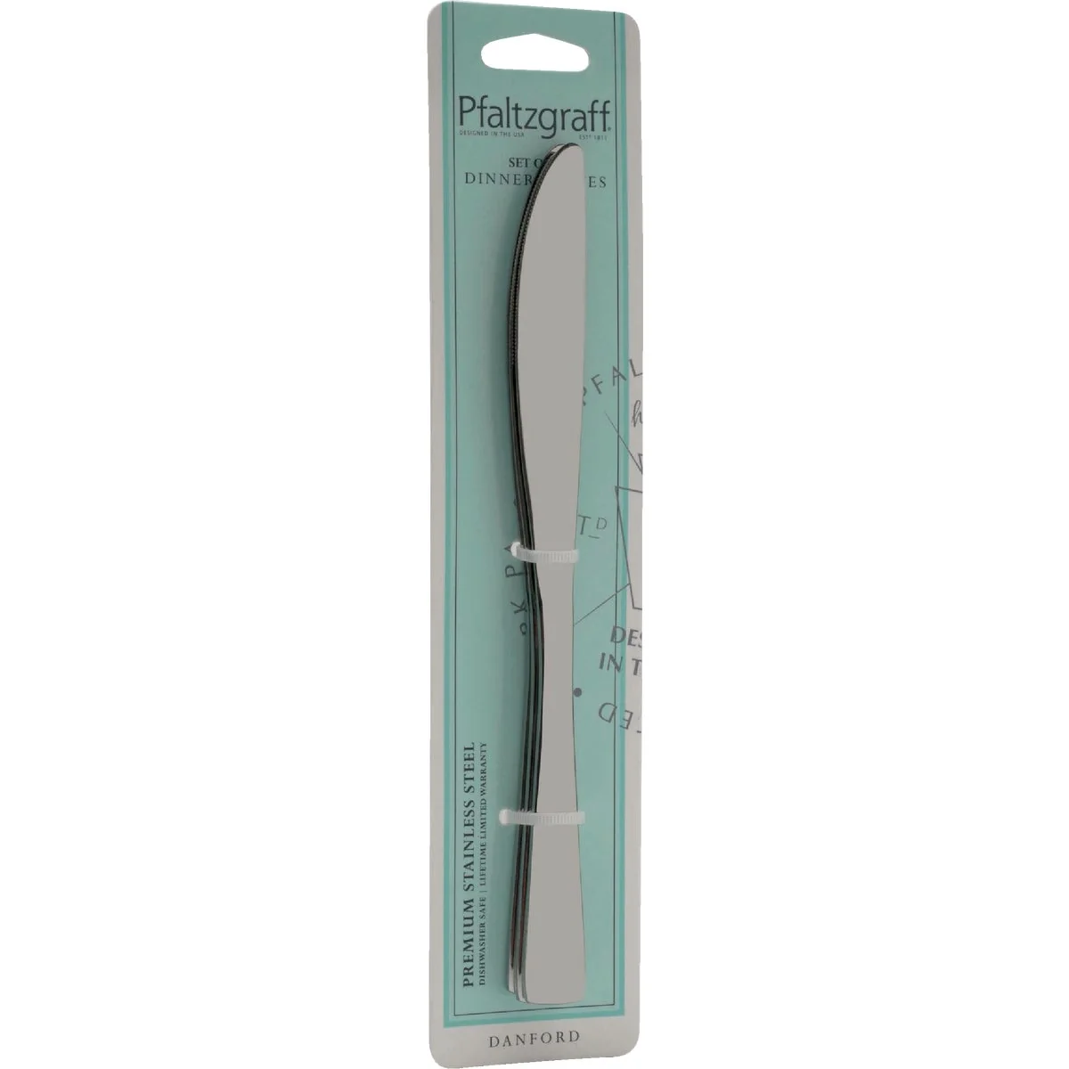 Premium Material Pfaltzgraff Danford Premium Stainless Steel Dinner Knives 3-Pack Responsible