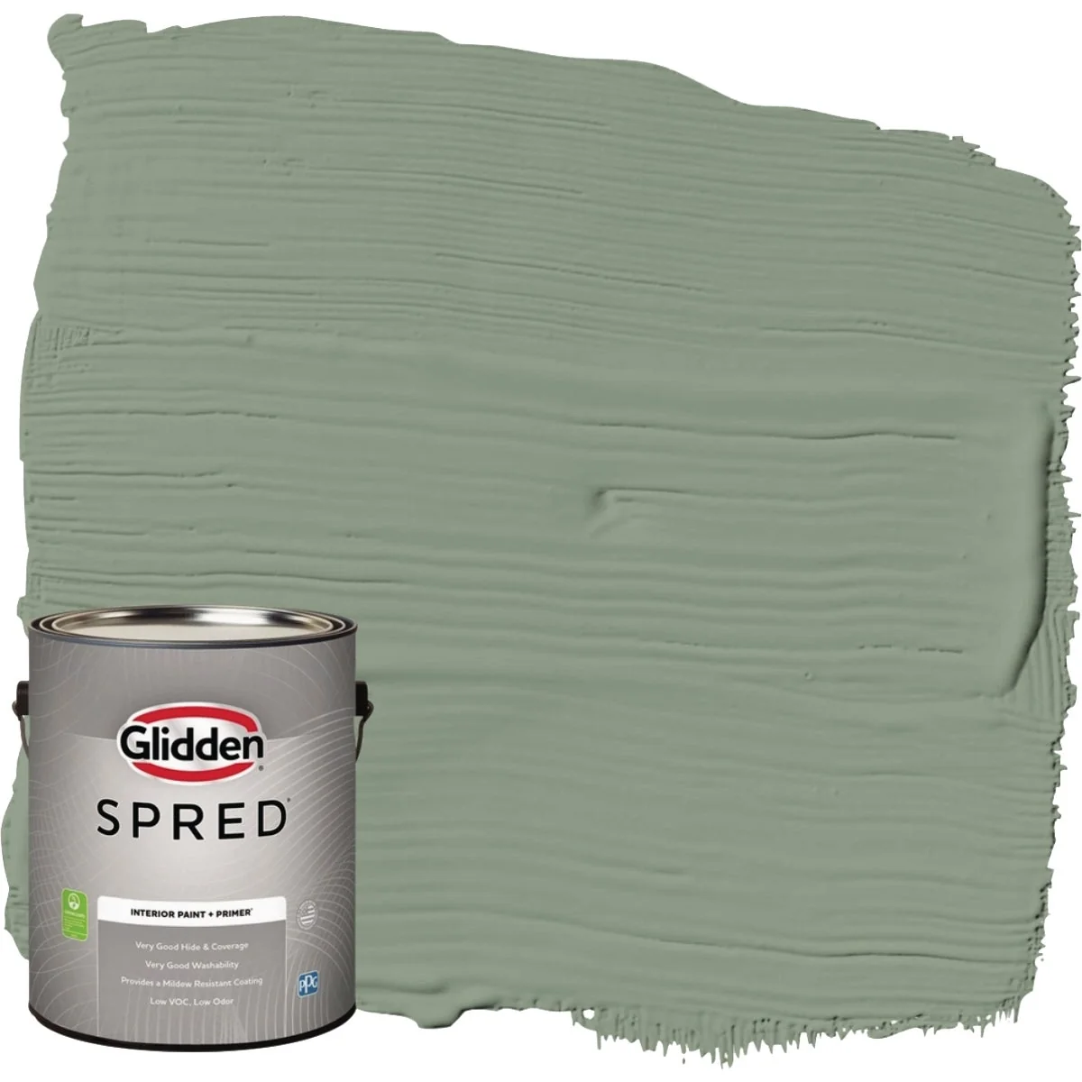 Unique Glidden Spred Interior Grab-N-Go Paint Primer Eggshell Paint Farm Fresh 1 Gal. Smart