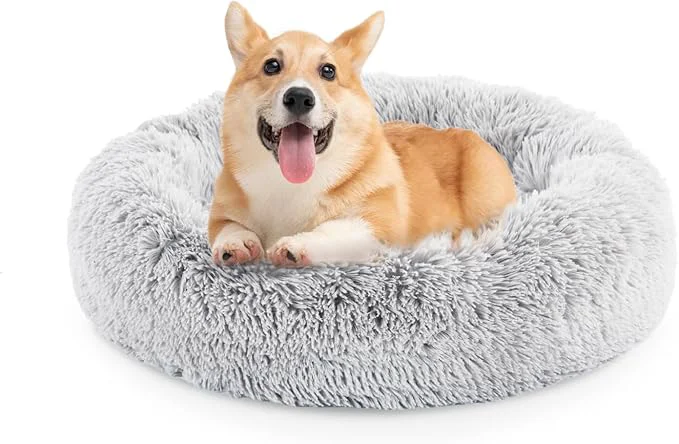 Reliable FluffyDream 30 inch Donut Bed – Calming Dog Bed Plush Washable GreyAbout ThisOverview Environmentally Friendly