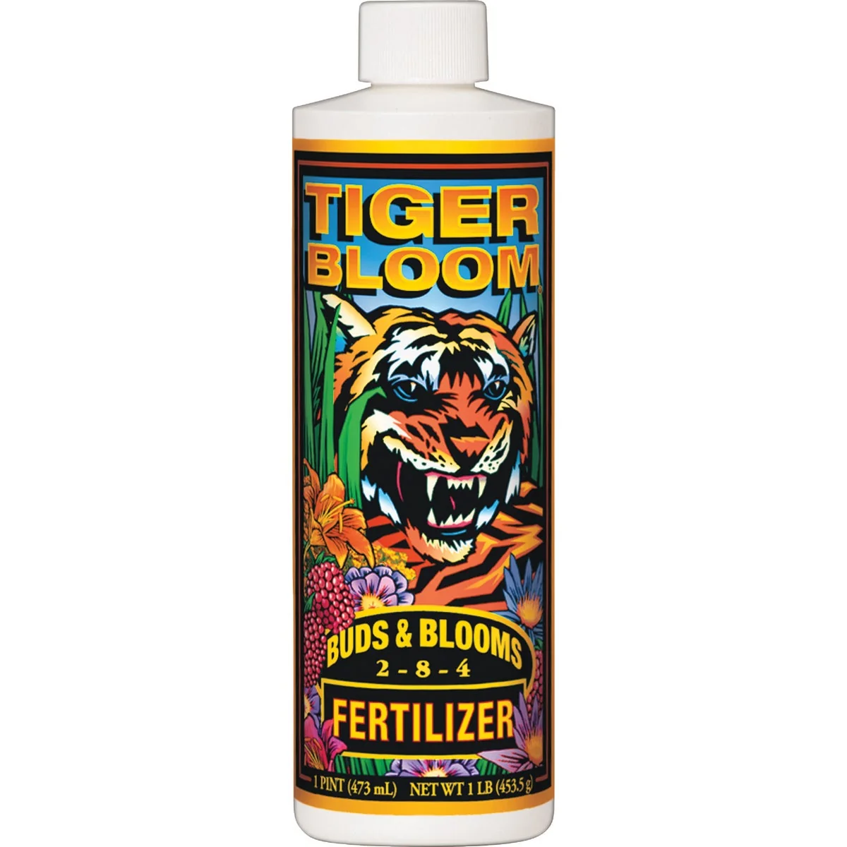 Stylish FoxFarm Tiger Bloom 1 Pt. 2-8-4 Concentrate Liquid Plant Fertilizer Solid