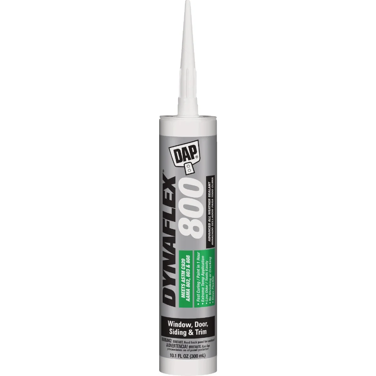 Premium Material DAP Dynaflex 800 10.1 Oz. Advanced Window Door Siding Trim Polymer Sealant – Light Bronze BR114 Solid