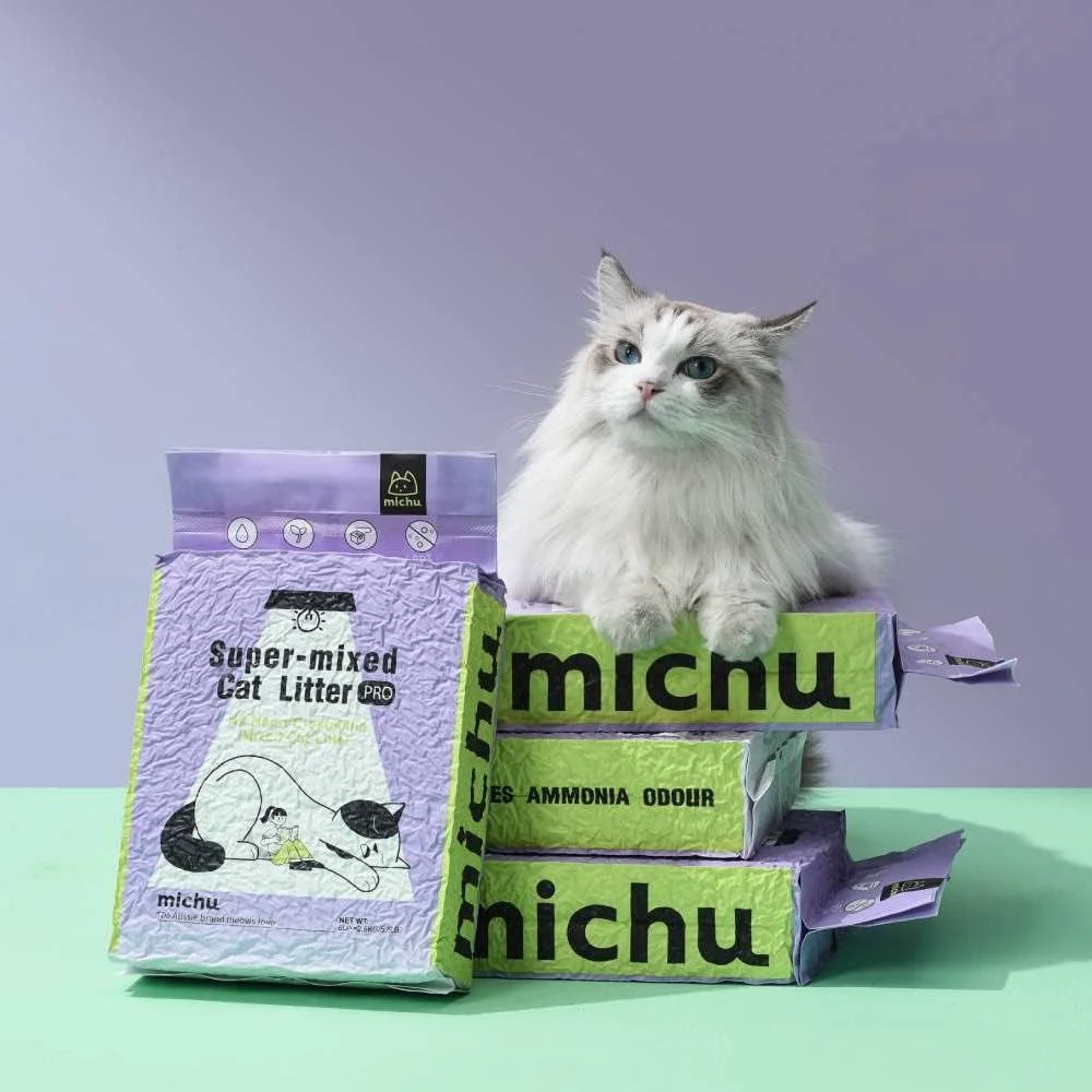 Expertly Made Mixed Tofu Cat Litter Heavy Duty Flushable Kitty Litter 5.5Lb 88Oz 12 Pack Unique