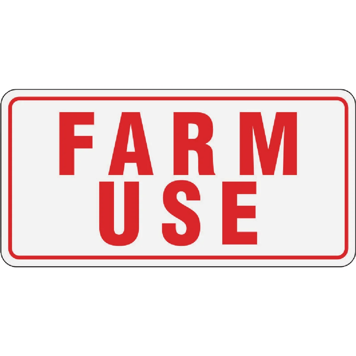 Trusted Hy-Ko Plastic Farm Use Sign Contemporary