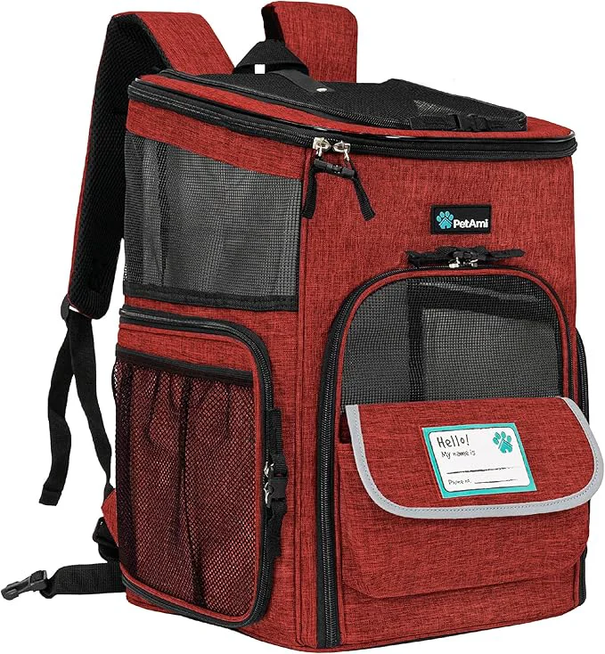 Responsible PetAmi Dog Backpack Carrier Airline Cat Backpacks Dependable