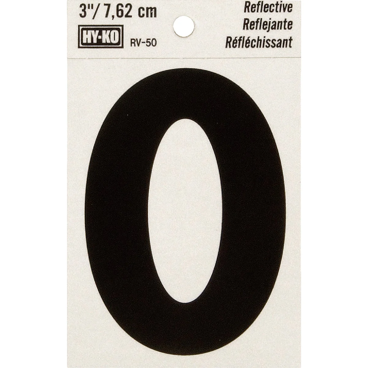 Comfortable Hy-Ko 3 In. Reflective Letter O Organic