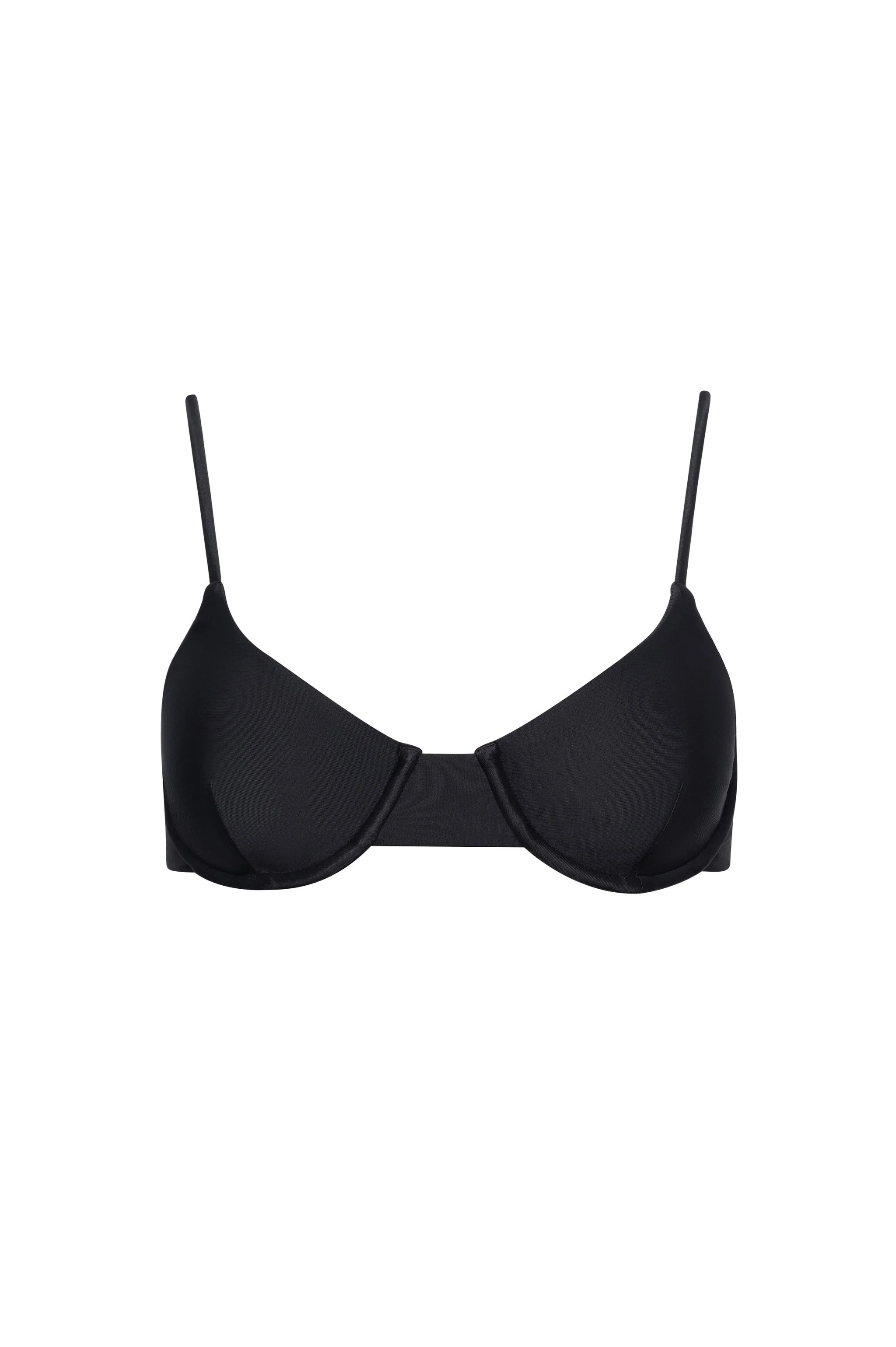 Fine Crafted Palermo Underwire Bikini Top – Black Secure