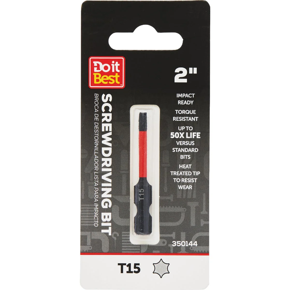Modern Do it T15 Torx 2 In. Screwdriver Bit Pure