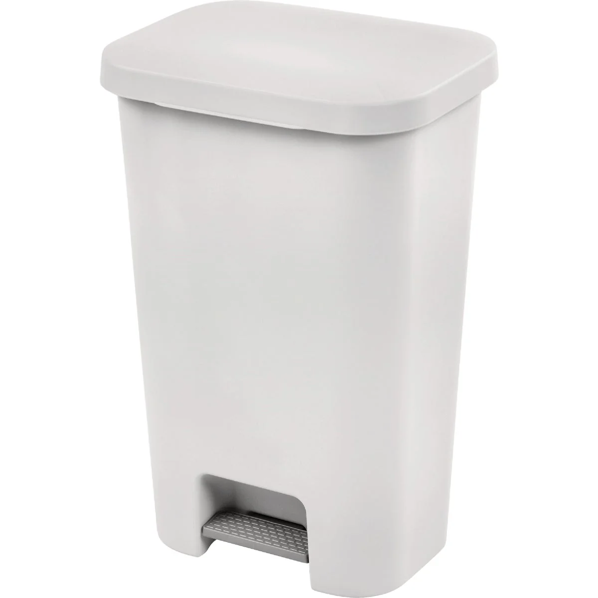 Original Design Sterilite 11.9 Gal. 45 L White StepOn Wastebasket Advanced