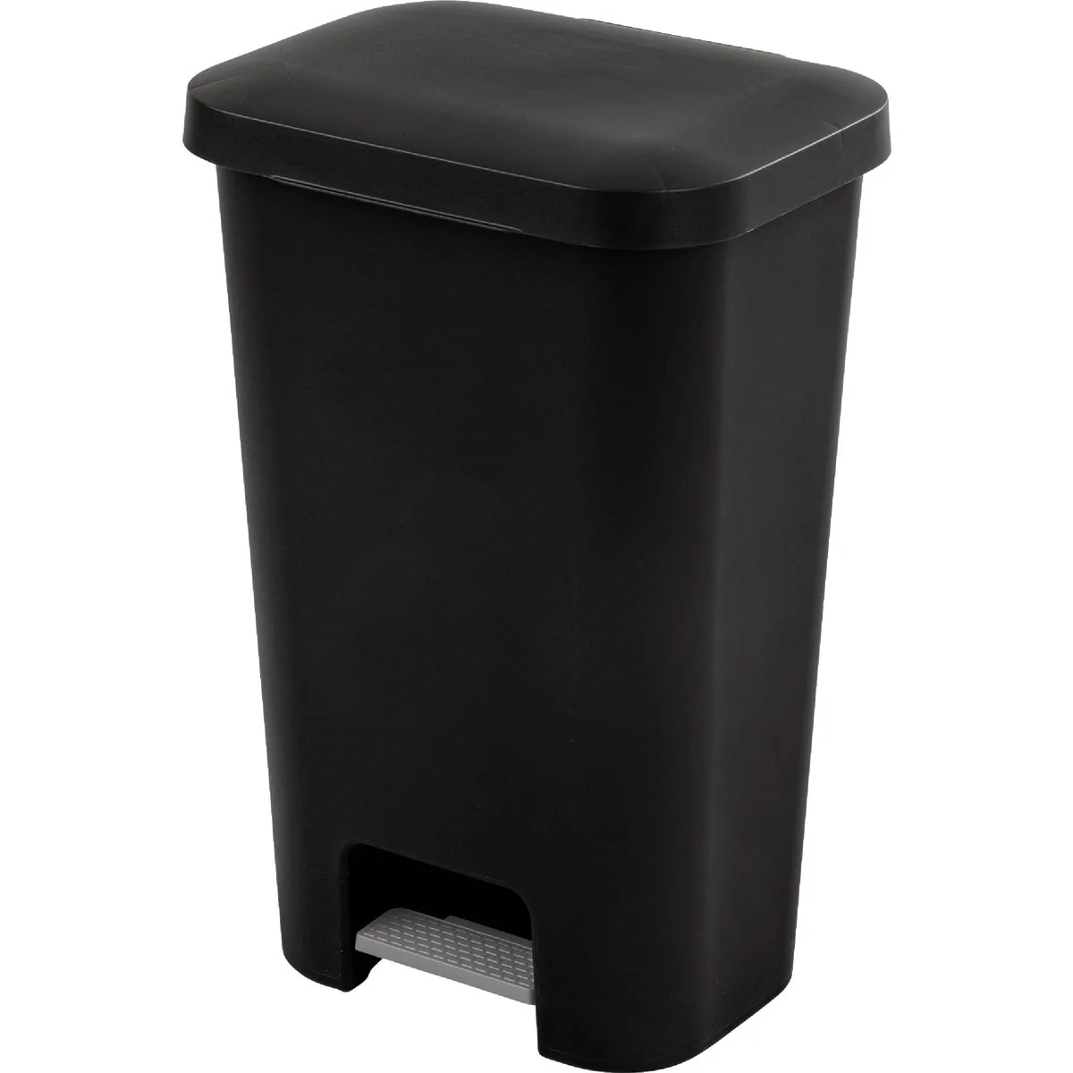 Elegant Sterilite 11.9 Gal. 45 L Black StepOn Wastebasket Eco-Friendly