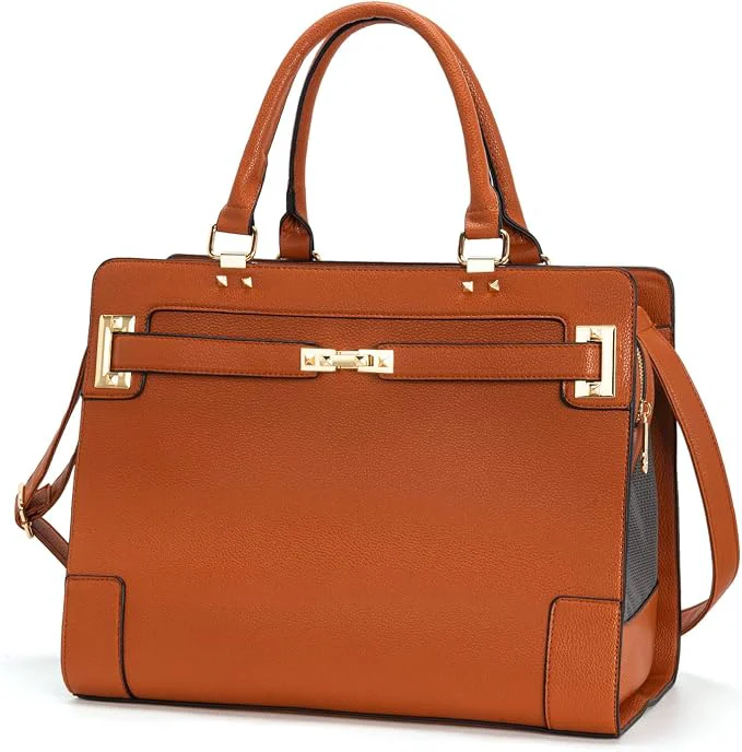 Convenient Fashion Pet Carrier Dog Cat Carrier Purse Soft-Sided Leather Handbag Pet Tote Innovative