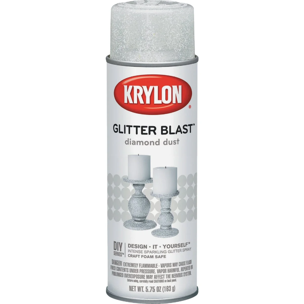 Premium Krylon Glitter Blast 5.75 Oz. Diamond Dust Spray Paint Natural