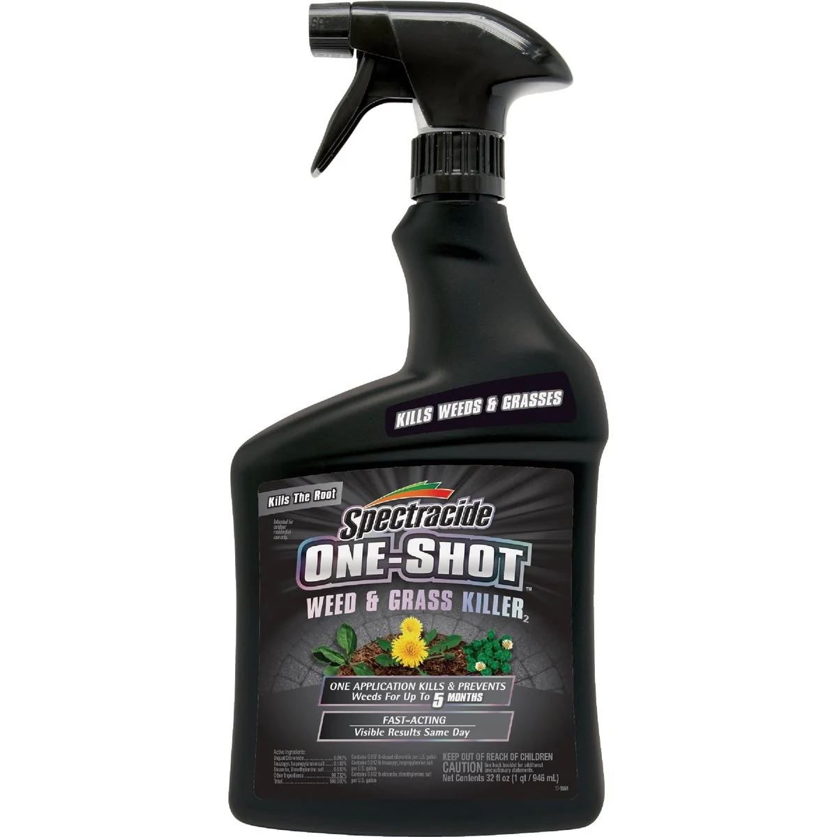 Durable Spectracide One-Shot 32 Oz. Ready To Use Weed Grass Killer Certified