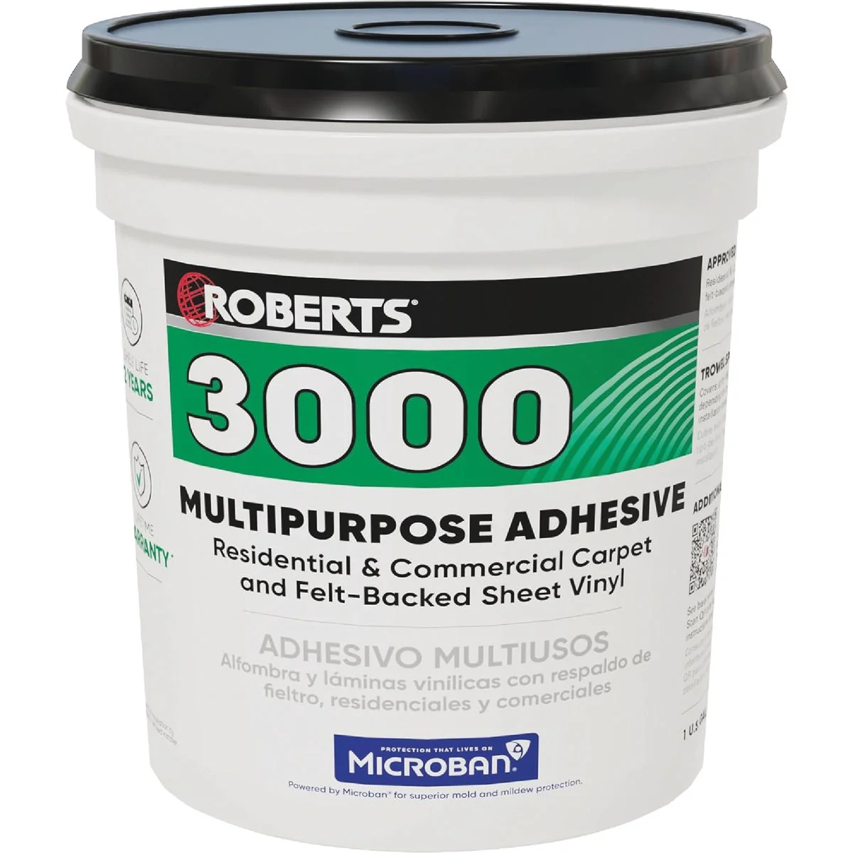 High-Grade Roberts 3000 Multipurpose Adhesive 1 Gal. Fine Crafted