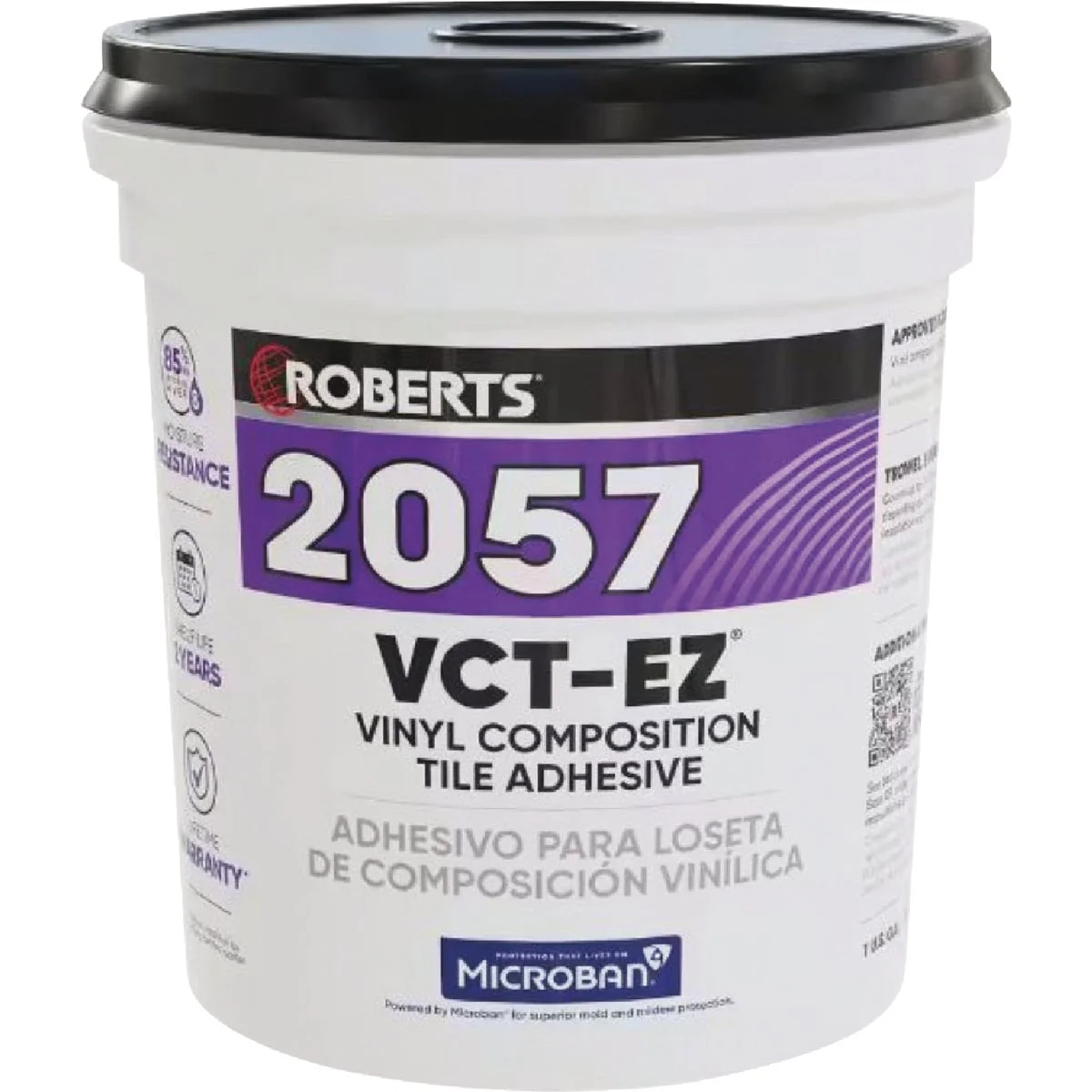 High-Grade Roberts 2057 VCT-EZ Vinyl Composition Tile Adhesive 1 Gal. Crafted