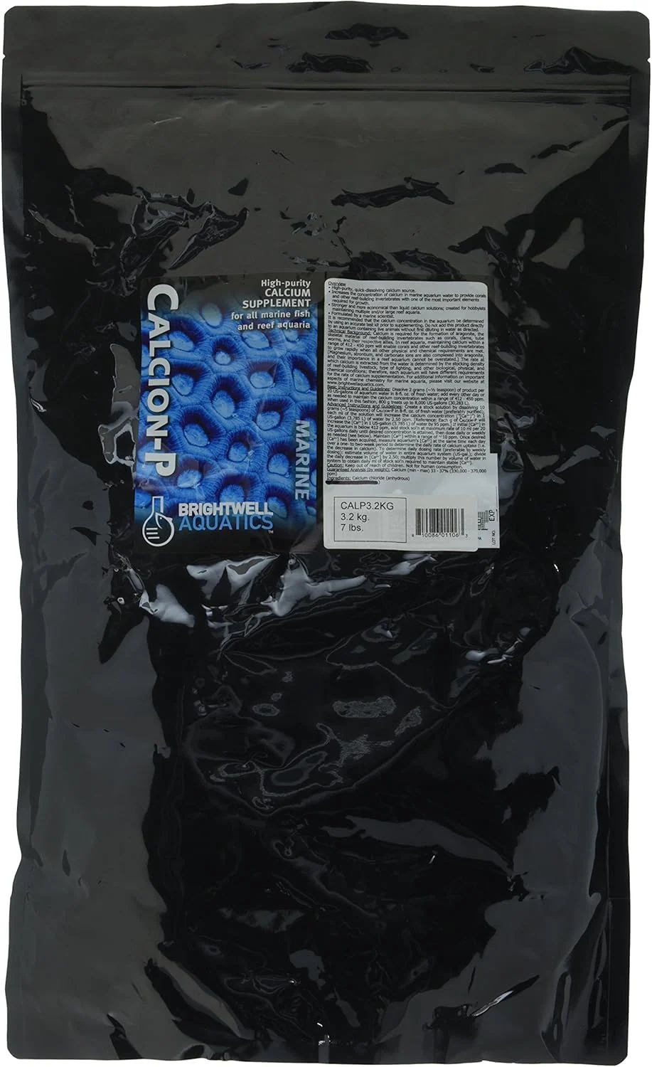 Effective Brightwell Aquatics Calcion-P – Powdered Calcium Supplement for Marine Aquariums 3.2kg Smart