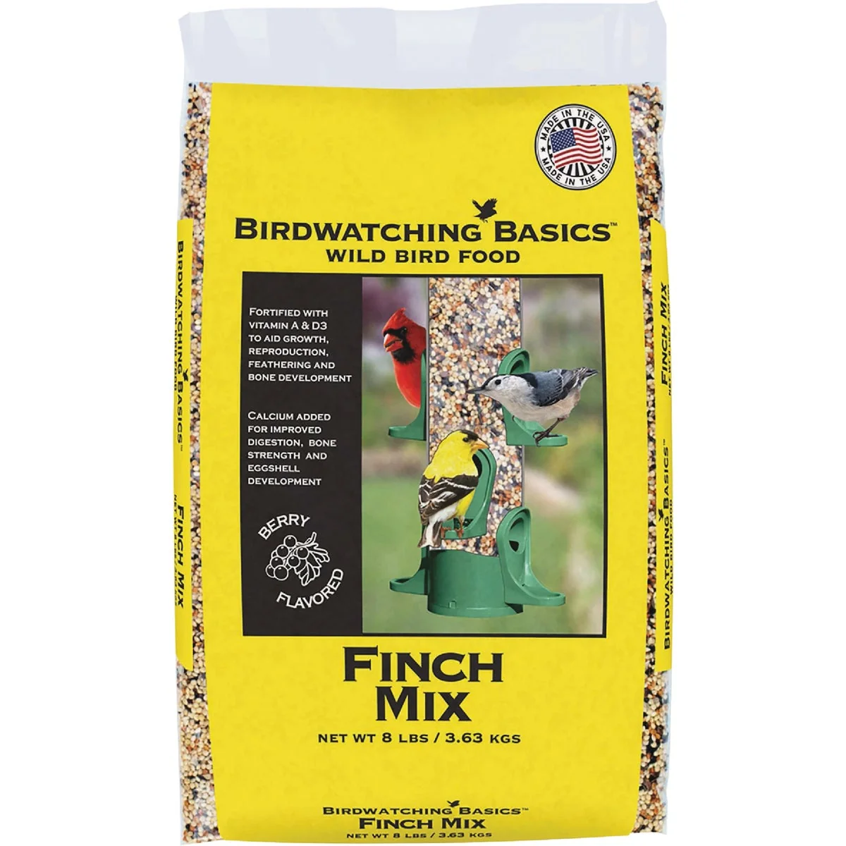 Innovative Birdwatching Basics 8 Lb. Finch Mix Wild Bird Food Genuine