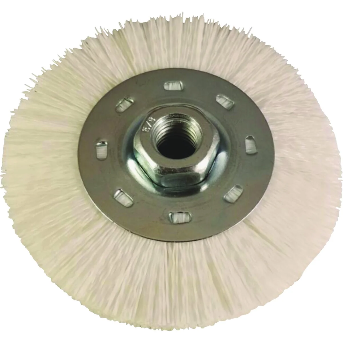 Luxury Dico Nyalox 4-1 2 In. 5 8 In.-11 No Grit White Angle Grinder Wheel Brush Easy-to-Use
