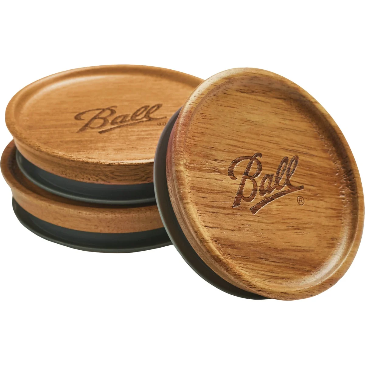 Superior Ball Regular Mouth Wooden Lids 3-Pack Recyclable