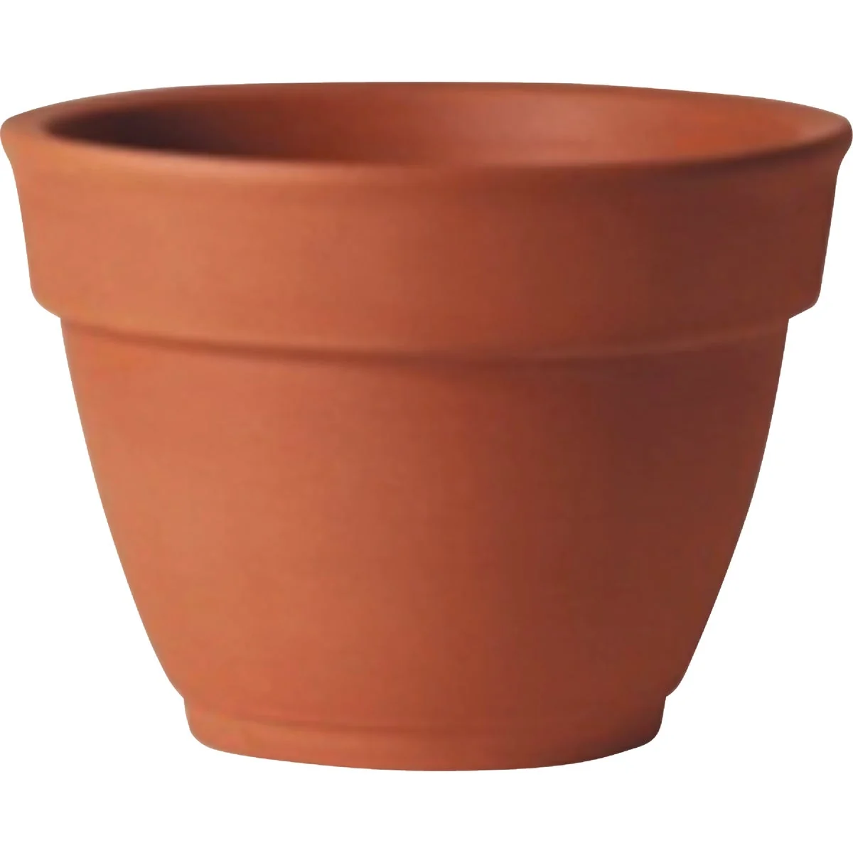 First-Class Deroma 5.9 In. Red Terra Cotta Clay Garden Bell Planter Elite