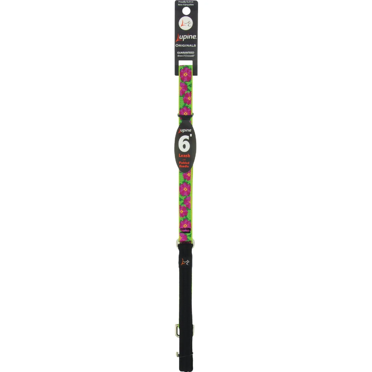 Safe Lupine 3 4 In. x 6 Ft. Petunias Dog Leash High-Grade